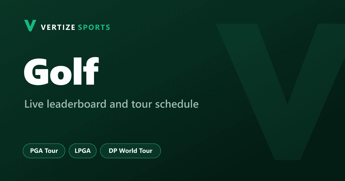 Vertize Sports: Golf, live leaderboard and tour schedule.