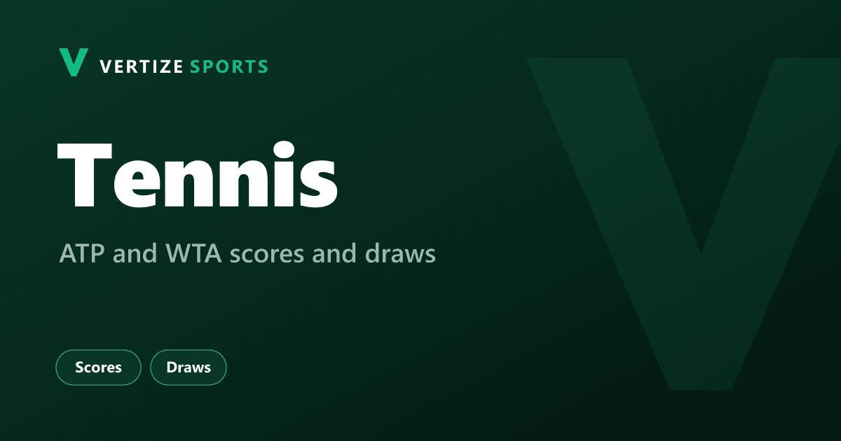 Vertize Sports: Tennis, ATP and WTA scores and draws.